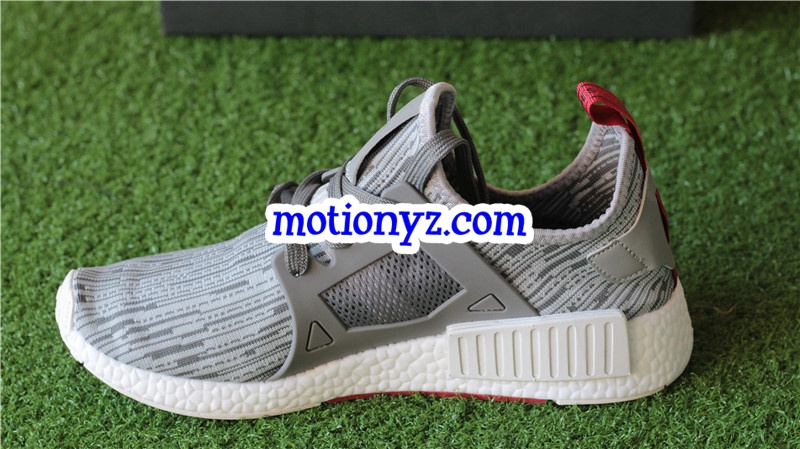 Adidas NMD XR1 Primeknit Grey Red Wine